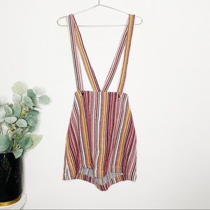 NWOT Urban Outfitters Stripe Knit Overall Skirt